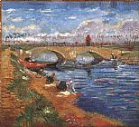 Vincent van Gogh Pont sur le canal Vigueirat 1888 painting